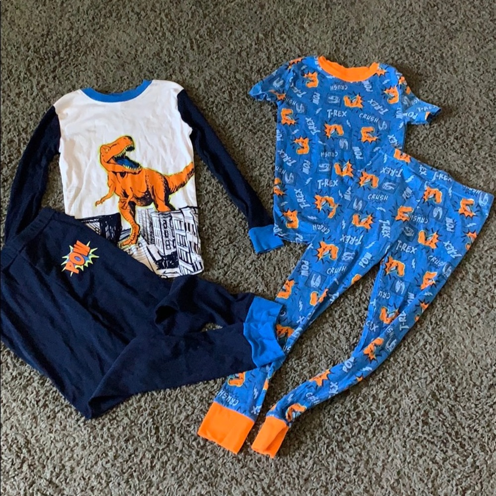 Kids 4 piece pajama set - snug fitting size 10